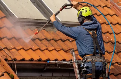 Démoussage et hydrofuge de toiture à Ouilly-du-Houley